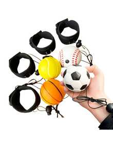 1/3/4件腕力球带绳/不带绳健身球摇摆球腕力球手眼协调锻炼玩具户外运动玩具，减压玩具，安全灵活，室内玩具，节日礼物，桌边装饰，沙盘游戏玩具，静态景观，老年人健身玩具