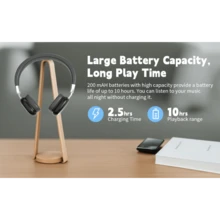 Wireless Headphones With Microphone - Wireless Headphones - Noise Cancellation -BT, Wired, Built-In Micro SD, For Travel, Home, Work TV, Computer, Gaming, Mobile Phone (Black/ Blue/ Pink/ Silver) - Blue - View 2