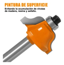 Teeno 1/4" Router Bit Set 15 Pcs Tool - Orange - View 3