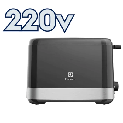  Torradeira Elétrica Electrolux ETS10 Inox – 8 Níveis, Descongelar, Reaquecer e Fácil Limpeza p/ Café da Manhã