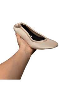 80 PARES/PAQUETE PANTUFLAS FOLDING FLATS "DORADO SATINADO" PARA BODA XV AÑOS EVENTOS RECUERDOS "FUERA TACONES BAILAR" SAT1 BASIC - Dorado - Ver 6