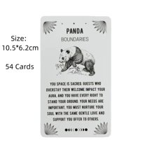Conjunto Místico Femenino de Oráculo Animal: Cartas con Guía Espiritual ilustradas a mano con motivos de Luna y Serpiente para la Adivinación del Solsticio de Invierno