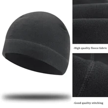 Gorro de lana para deportes al aire libre, resistente al frío y al viento, cálido, para escalada, ciclismo, esquí, correr. Gorro tipo calavera unisex, con velo de malla, resistente a la estática y con rendimiento impermeable.