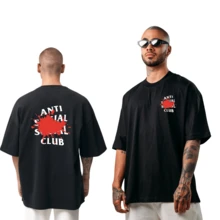 PLAYERA ANTISOCIAL. SOCIAL. SOCIAL CLUB. UNISEX, ANTISOCIAL - Blanco - Ver 3