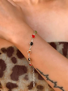 3/1pcs Set Casual Sexy Crystal Beaded Bracelet Necklace Jewelry Set For Women, Beach, Party, Wedding, Holiday, Gift For Girlfriend/Mother