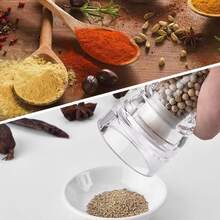 Manual Pepper Grinder, Peppercorn, Sea Salt & Spice Condiment Grinder