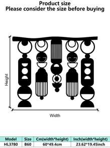 1PC Anti-Rust Iron Sheet Cut Metal Wall Art Egyptian Eye Of Horus Amulet Geometric Line Decor Home Decor For Halloween & Christmas