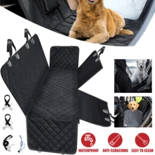 1 X Adjustable, Foldable Pet Car Seat Cover - Soft, Lightweight Oxford Cloth, Stain-Resistant, Suitable For All Seasons, Giving Your Dog Comfort - Black 130*140cm - View 3