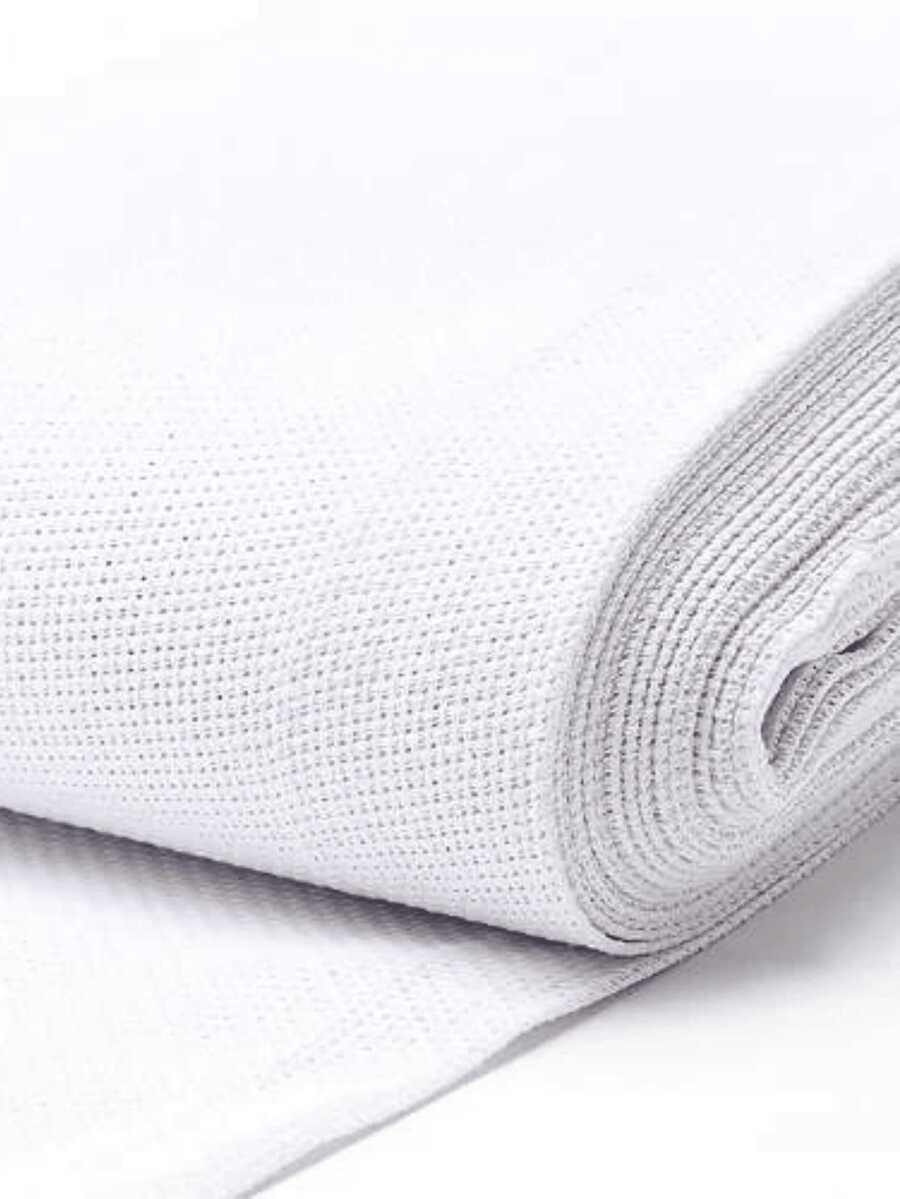 Etamine Fabric For Embroidery 1.40m Wide - Various Colors And Sizes - 白色 - 查看 1