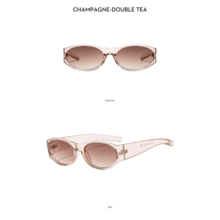 Retro Small Oval Frame Sunglasses Women Fashion  Glasses Fashion Men Shades Eyewear UV400 Oculos De Sol - C1_綠色 - 查看 4