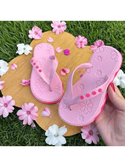Sandália Chinelo Infantil Feminino Confortável Lindo Detalhe Escolinha Flo Flo