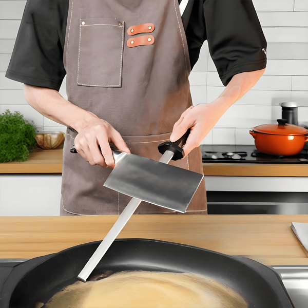 1pcHome Kitchen Flat Grinder, Professional Knife Sharpener, With ABS Handle