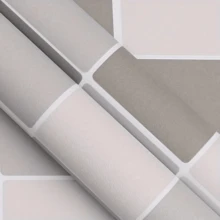 1 rolă de autocolante de perete antiderapante impermeabile pentru bucătărie și baie, autocolante detașabile rezistente la uzură din PVC, tapet îngroșat, utilizate pentru decorarea casei și renovarea mobilierului, accesorii de bucătărie, articole de bucătărie, decor de bucătărie, gresie, pardoseală, gresie autoadezivă, decor pentru living, decor pentru cameră - Gri - Vizualizare 7