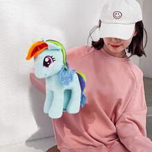 MY LITTLE PONY Girls' Unicorn-Shaped Crossbody Bag,Cute Storage Bag Shoulder Bag Commuter Bag Pinkie Pie Twilight Sparkle Rarity For Outing Halloween Christmas Party Birthday Gift For Women & College Students & White-Collar Workers - Multicolor - View 15