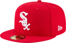 New Era Mũ lưỡi trai  Chicago White Sox Red 59Fifty vừa vặn - Đỏ - Xem 1