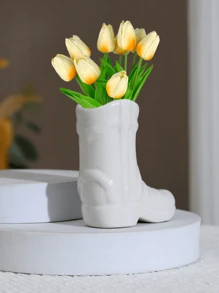 Pink/White Multifunctional Cosmetic Brush Storage Barrel, Pen Container, Decorations, Vases, Bathroom Dresser Office Desktop Multifunctional Storage Box, Suitable For Restaurants, Bathrooms, Rooms, Etc.