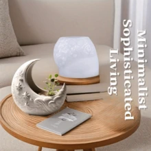 Lunar Silicone Mold Set - Reusable Moon-Shaped Candle Diffuser & Succulent Planter Kit - Celestial Home Decor, DIY Resin Art & Ethereal Gift For Crafters (Mystical Night Sky Design) - Mould - View 4