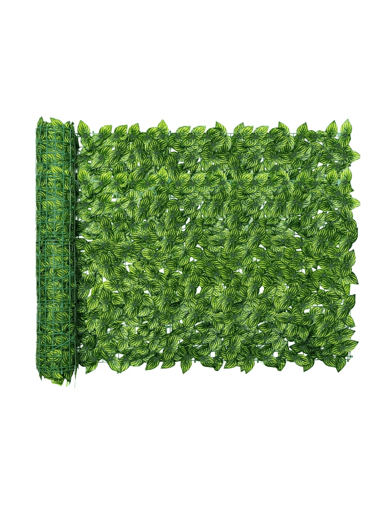 1片300*100厘米人造常春藤隐私围栏屏风 - 仿绿篱叶片藤蔓隐私屏风板，仿真绿植围栏，防紫外线，适用于家居装饰、房间装饰、花园装饰、墙面装饰、室内外装饰、卧室装饰、婚礼装饰、餐桌装饰、派对装饰、万圣节装饰、生日装饰、秋季装饰