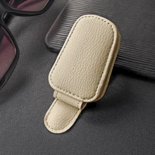 1 pieza Soporte magnético premium para gafas de sol en el parasol del coche - Clip de agarre seguro para accesorios interiores del automóvil