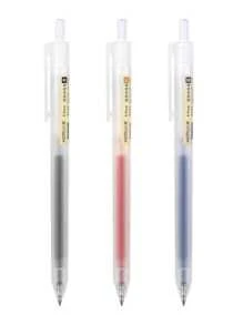 8 Pieces/15 Pieces/Expandable Gel Ink Pen Set: Black/Red/Blue, 0.5mm Fine Point Ball Pen, Office And School Supplies, Student Stationery