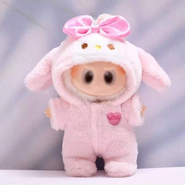 3pcs Cute Pink Melody Doll Clothes, Suitable For And Other Dolls | Exquisite Embroidery+Soft Fabrics | Various Styles To Choose From | Popular Doll Clothes | High-Quality Doll | Wardrobe | Complete Accessories | Recommended To Doll Lovers, Suitable For Parties And Graduation Gifts.