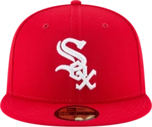 New Era Mũ lưỡi trai  Chicago White Sox Red 59Fifty vừa vặn - Đỏ - Xem 3