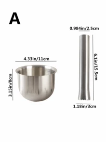 1 قطعة من مطحنة الثوم من الفولاذ المقاوم للصدأ 304، كسارة ثوم يدوية، طاحونة أعشاب، هاون ومدقة، أداة طحن متعددة الأغراض للفاصوليا والفلفل والليمون وغيرها - فضي - مشاهدة 11