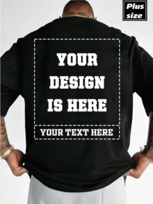 تي شيرت رجالي كاجوال رياضي مخصص للمقاسات الكبيرة، أسود، قصير الأكمام للصيف، ملابس علوية تي شيرت رجالي مخصص كبير الحجم للصيف، قصير الأكمام، قم بتحميل صورتك/صديقك/حيوانك الأليف/علم، تخصيص عيد الميلاد/عيد الأب/المناسبات، زي فريق مخصص للخارج، تي شيرت رجالي ذو رقبة دائرية مخصص للمقاسات الكبيرة، هدية للأعياد، هدية عيد ميلاد، تي شيرت رجالي كبير الحجم، تخصيص نص تي شيرت كبير الحجم، تي شيرت رجالي أسود للصيف - الأسود - مشاهدة 1