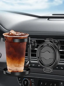 1pc Multifunctional Car Air Outlet Cup Holder-Tea Cup Holder-Beverage Rack-Car Ashtray Fixed Bracket