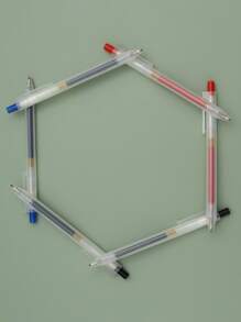 8 Pieces/15 Pieces/Expandable Gel Ink Pen Set: Black/Red/Blue, 0.5mm Fine Point Ball Pen, Office And School Supplies, Student Stationery