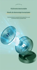 6 Table Fans - أخضر عسكري - مشاهدة 7