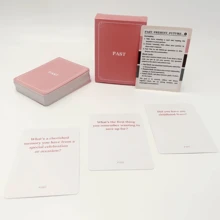 情侣三合一桌游卡 深度对话桌游 亲密情侣解锁温馨沟通时刻 感恩节、情人节、万圣节、圣诞节等节日礼物 - 彩色 - 查看 7