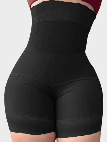 Women Tummy Control Shapewear Bottoms,High-Waisted Abdominal Control Shorts , Butt Lifting Panties ,Firm Waist And Lift Buttocks,Black Leggings,Classic Daily Wear