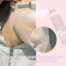 Hair Identifier Spray For Face Shaving, Moisturizing And Skin Care Dermaplaner Spray, Skin Body Hair Identifier Comfortable Face Shaving Powder (Pink 1 Pack & 4 Shaver) - 淺粉色 - 查看 6