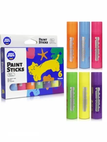 6/8/12PCS蜡笔，固体颜料棒，蜡笔90秒快速干燥，适合学习和办公室绘画。