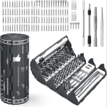 128 In 1 Precision Screwdriver Set, Multifunctional Magnetic Screwdriver Set, Repair Tool Kit For Electronics  Jewelers Game Console, Hardware, Screwdriver Bits, Tool Box, Industrial Tools - Gray. - View 2