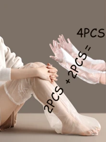 2~200 Disposable Hand And Foot Care Sets, Trial Shoe Covers, Socks, Suitable For Hand And Foot Care, Can Be Used Together With Essential Oil Lotion. - Multicolor - View 11