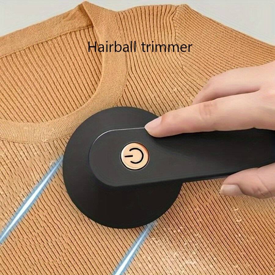 dilidili 可充電布毛修剪器，便攜式 USB 電動除毛球器，配有人體工學手柄，可高效去除毛衣、羊毛與衣物上的起球，緊湊設計適合居家與旅行，聖誕節、復活節與新年的理想節日禮物