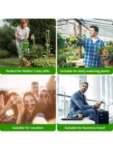 10 قطع من أجهزة الري الآلية للنباتات - نظام التحكم في الري الذاتي مع صمام إطلاق بطيء ، نظام تحكم في الري بالتنقيط القابل للتعديل ، أجهزة تنقيط آلية للأصص ، نظام ري للنباتات المزروعة في الأصص للاستخدام الداخلي والخارجي - متعدد الألوان - مشاهدة 9