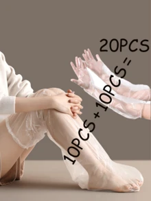 2~200 Disposable Hand And Foot Care Sets, Trial Shoe Covers, Socks, Suitable For Hand And Foot Care, Can Be Used Together With Essential Oil Lotion. - Multicolor - View 6