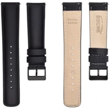 Local Delivery- Christmas Gift Quick Release Leather Watch Bands Genuine Watch Straps For Men Women Top Grain Leather Watch Strap, White Elephant Gifts, Stocking Stuffers For Men, Father's Day Gifts - Dark Coffee & Khaki & Black - 查看 6