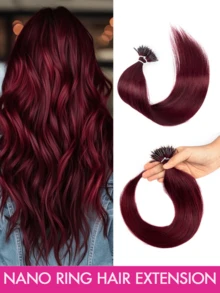 纳米环接发 真人发丝隐形纳米环接发 直发纳米珠接发 50S 冷熔接发 增加发量 - 彩色 - 查看 35