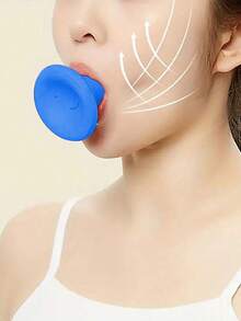 1pc/2pcs V-Shaped Face Lift Firming Double Chin Exerciser Muscle Exerciser Silicone Wrinkle Removal Tool Silicone V Face Lifter Face Lifter Double Face Lifting Wrinkle Removal Air Blowing Muscle Exerciser Mouth Line Tool For Home Use,Beauty,Skin Care Products,Spa,Self Care,Skin Care Tools,Face Care,Esthetician Supplies,Massage,Face Massage Tool,Face Roller - Multicolor - View 4