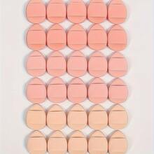 15/30/60pcs Mini Air Puff Sponges, Including Air Cushion Puffs, And Makeup Sponges, Suitable For Liquid Foundation, Powder, And Concealer. Cosmetic Sponge Set, Macaron-Color Scheme Cosmetic Puff, Foundation Make-Up Mixed Cosmetic Sponge - Nhiều màu - Xem 5