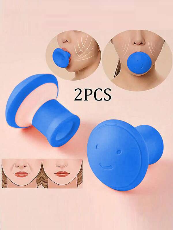 1pc/2pcs V-Shaped Face Lift Firming Double Chin Exerciser Muscle Exerciser Silicone Wrinkle Removal Tool Silicone V Face Lifter Face Lifter Double Face Lifting Wrinkle Removal Air Blowing Muscle Exerciser Mouth Line Tool For Home Use,Beauty,Skin Care Products,Spa,Self Care,Skin Care Tools,Face Care,Esthetician Supplies,Massage,Face Massage Tool,Face Roller