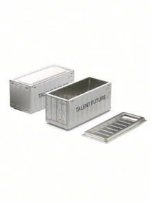 1 Piece, Container Storage Box, Metal Mini Model Display Box, Mini Model Decoration Storage, Collection Display Box, Elegant Storage Box, Suitable For Home Organization, Suitable For Home Storage And Industrial Style Containers (Some Products Do Not Have Patterns) - Multicolor - View 9