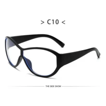 Y2k Oversized Sunglasses Women For Men Luxury Brand Designer Vintage Sunglasses Popular Punk Sport Goggle Outdoor Shades UV400 - 灰茶 Tea_PURPLE - 查看 3