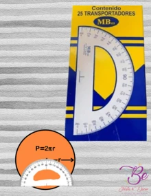 12 Transportador 180 grados escolar para medir ángulos herramienta geométrica resistente para clases de matemáticas paquete de 12 unidades - Transparente - Ver 4