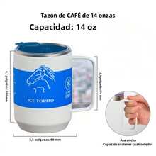 Termo para Café de Doble de Acero Inoxidable 400ml, Termo Taza Térmica para Café con Tapa Hermética y Pajita Telescópica, Taza Termica Frio y Caliente Portátil Vaso Viaje para Café, Té y Agua(Blanco) - Blanco - Ver 2
