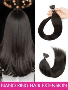 纳米环接发 真人发丝隐形纳米环接发 直发纳米珠接发 50S 冷熔接发 增加发量 - 彩色 - 查看 31